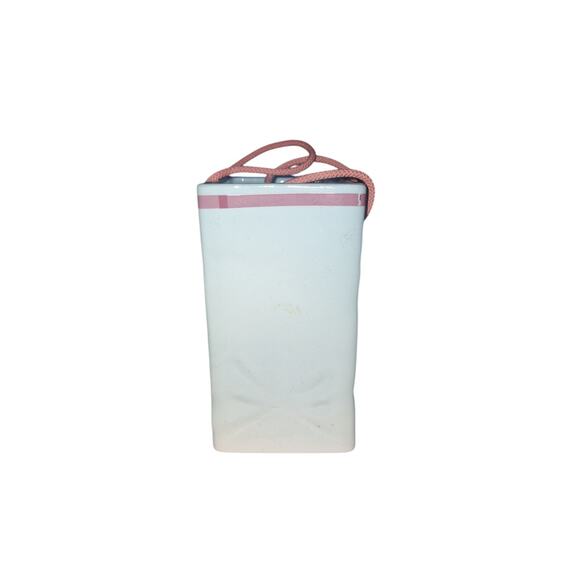 Vintage FTDA 1986 Cottagecore Decor Ceremic Gift Bag Vase Pen/Pencil Holder - Picture 4 of 7